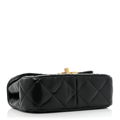 Chanel Lambskin Quilted Mini Flap Black 3 of 8