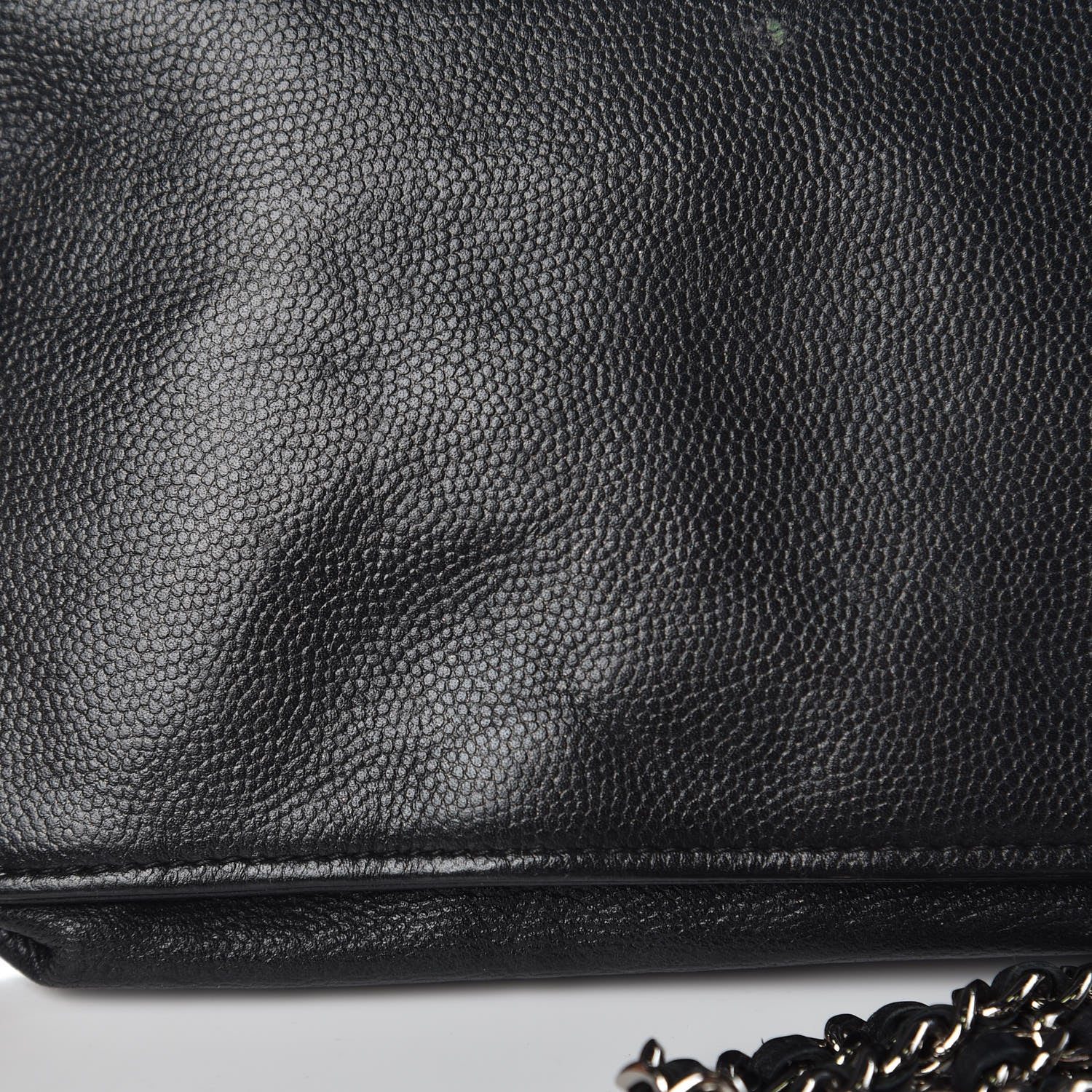 Chanel Caviar Sevruga Wallet On Chain WOC Black 12 of 23