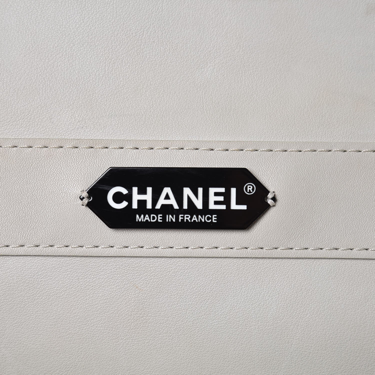 Chanel Calfskin Stitched Urban Luxury Top Handle Bag Ivory 6 of 12