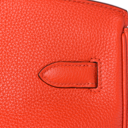 Hermes Togo Birkin 35 Capucine 9 of 31