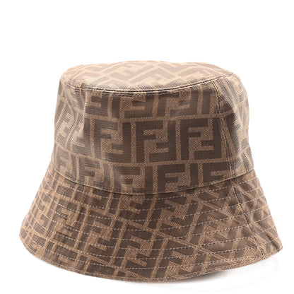 Fendi Technical Fabric FF Reversible Bucket Hat S Tobacco Beige 1 of 13