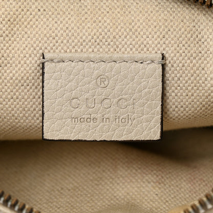 Gucci Grained Calfskin Small Logo Belt Bag White 6 of 12