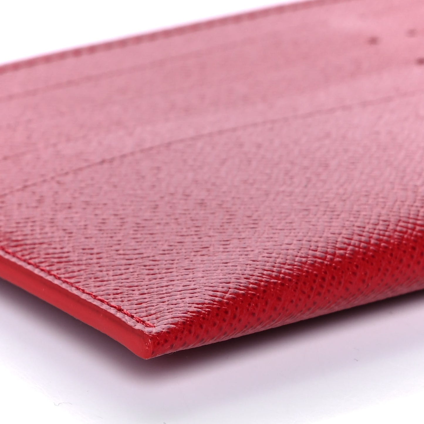 Calfskin Felicie Card Holder Insert Cherry