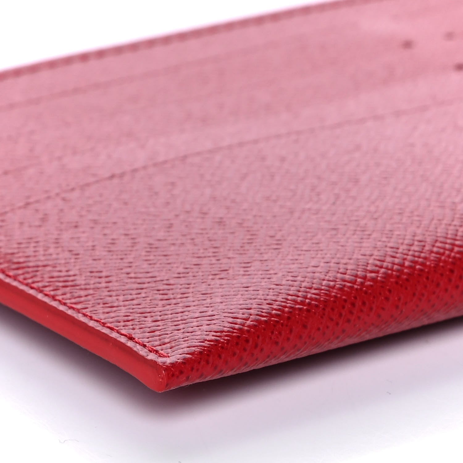 Louis Vuitton Calfskin Felicie Card Holder Insert Cherry 7 of 9