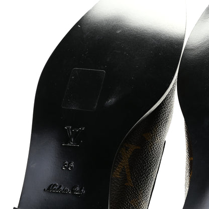Louis Vuitton Monogram Society Loafers 36 9 of 10