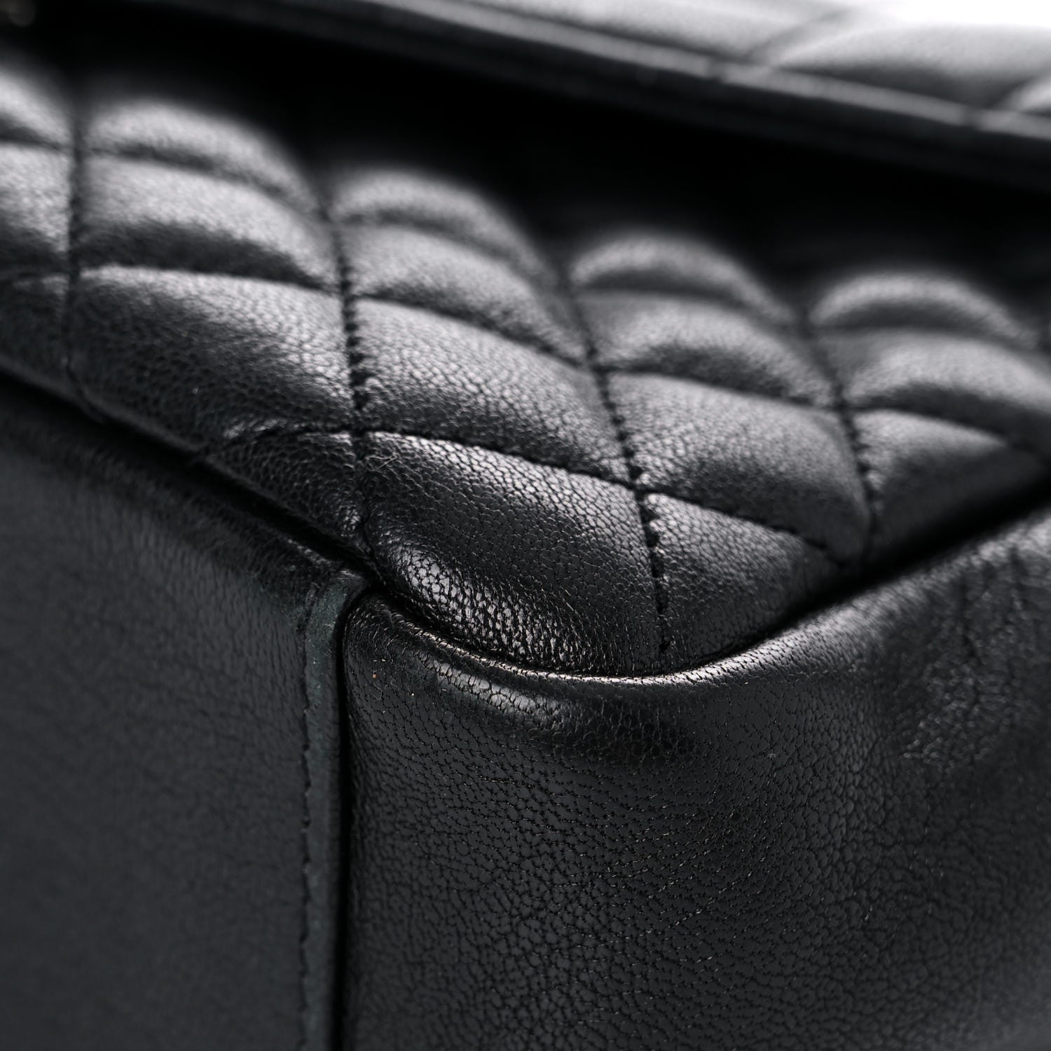 Saint Laurent Sheepskin Tri-Quilt Monogram Medium College Bag Black 8 of 16