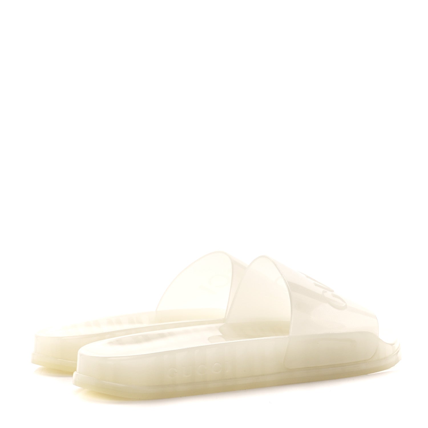 Gucci Rubber Mens Pursuit Slide Sandals 9 Transparent 4 of 11