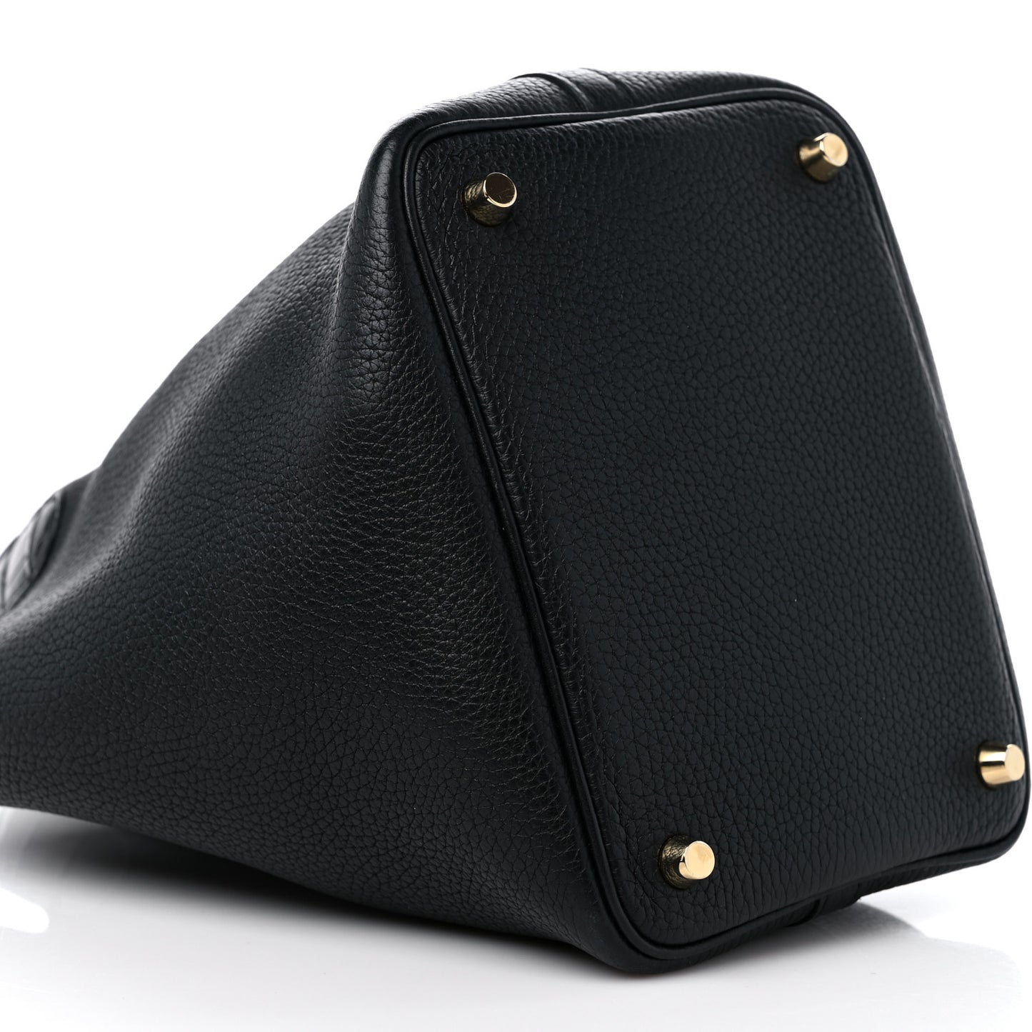 Taurillon Clemence Matte Alligator Picotin Lock Touch 18 PM Black
