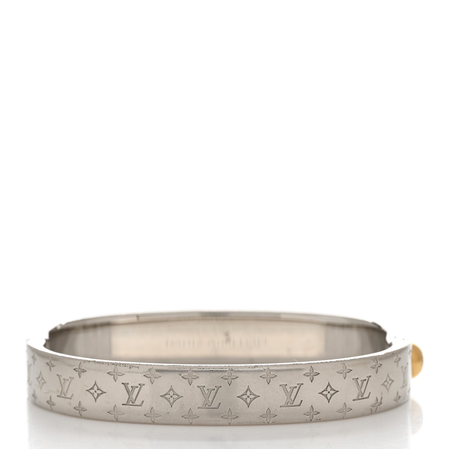 Palladium Monogram Nanogram Cuff S Silver