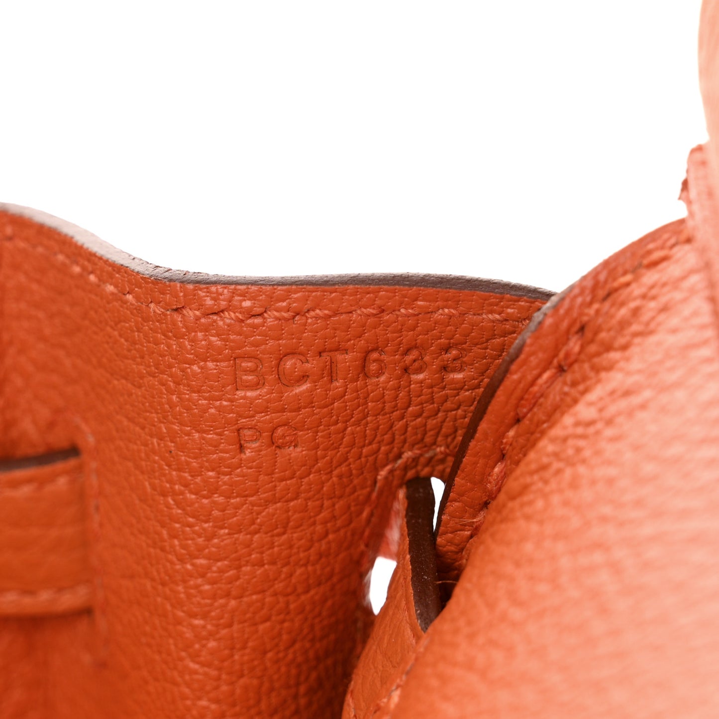 Togo Birkin 25 Orange