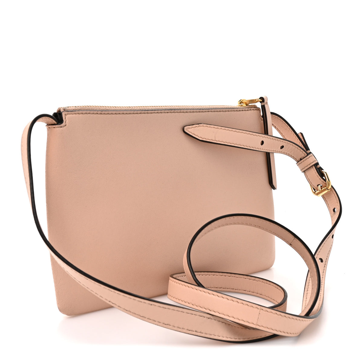 Nappa Mini Crossbody Pouch Light Rose