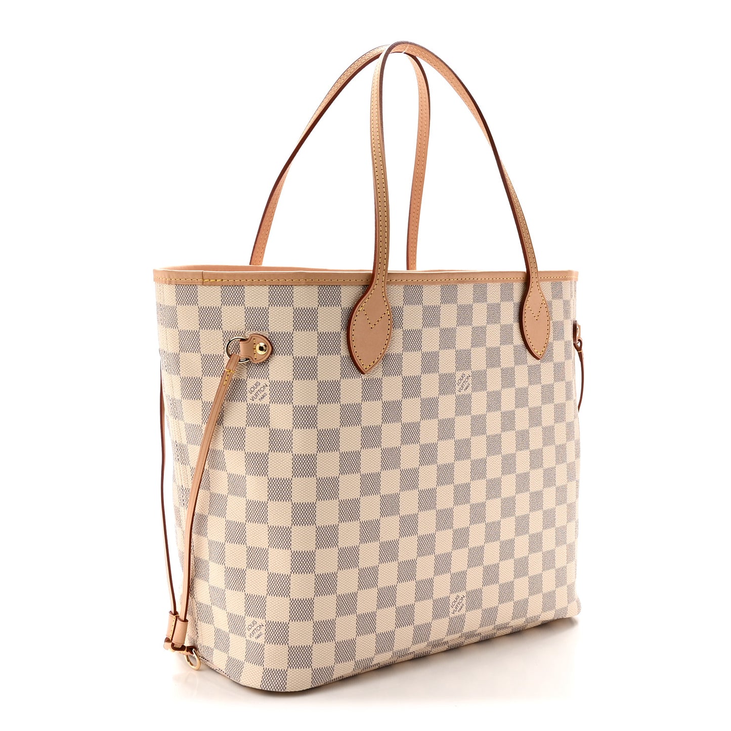 Damier Azur Neo Neverfull MM Rose Ballerine