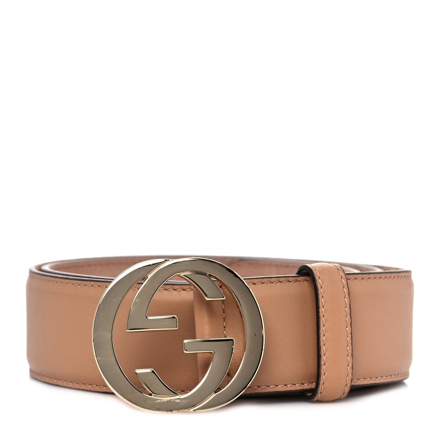 Calfskin Interlocking G 37mm Belt 80 32 Camelia