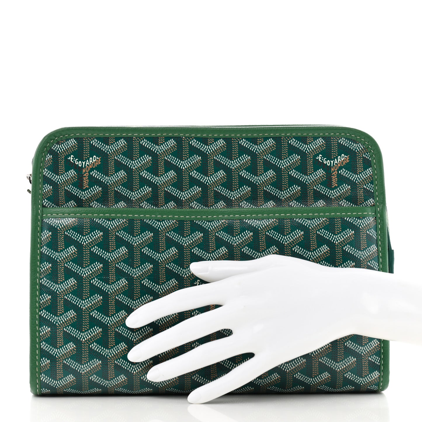 Goyardine Jouvence Toiletry Pouch MM Green