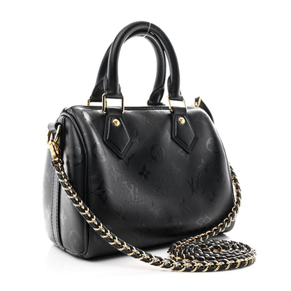 Louis Vuitton Monogram Ink Speedy BB Black 3 of 9