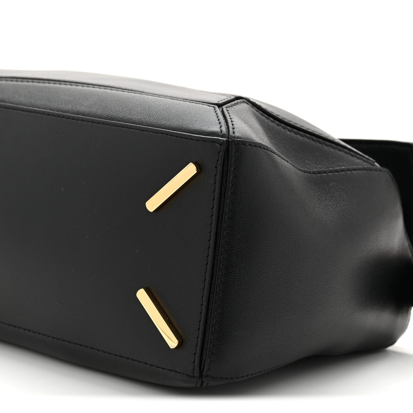 Nappa Lambskin Small Featherlight Puzzle Bag Black