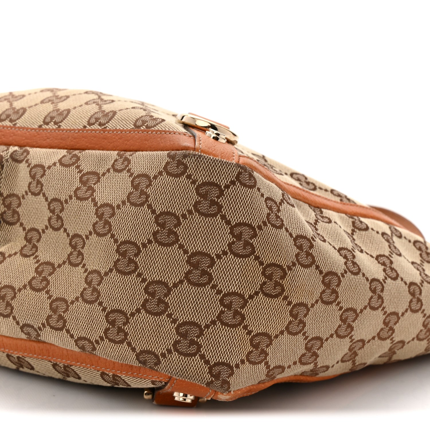 Gucci Monogram Small Abbey Tote Brown 10 of 10