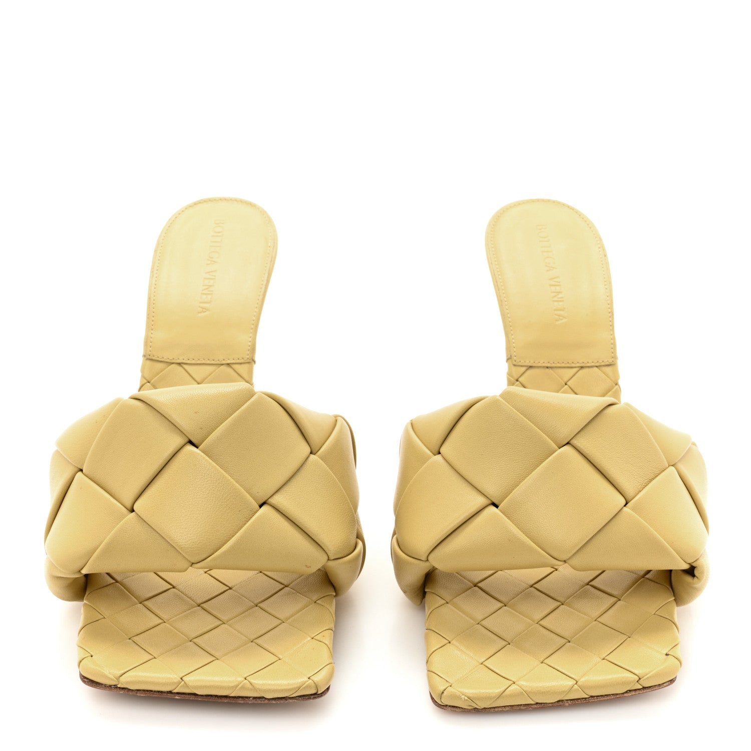 Bottega Veneta Nappa Maxi Intrecciato Lido Mule Sandals 39 Tapioca 2 of 11