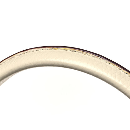 Louis Vuitton Taurillon Capucines MM Blanc Casse 9 of 10