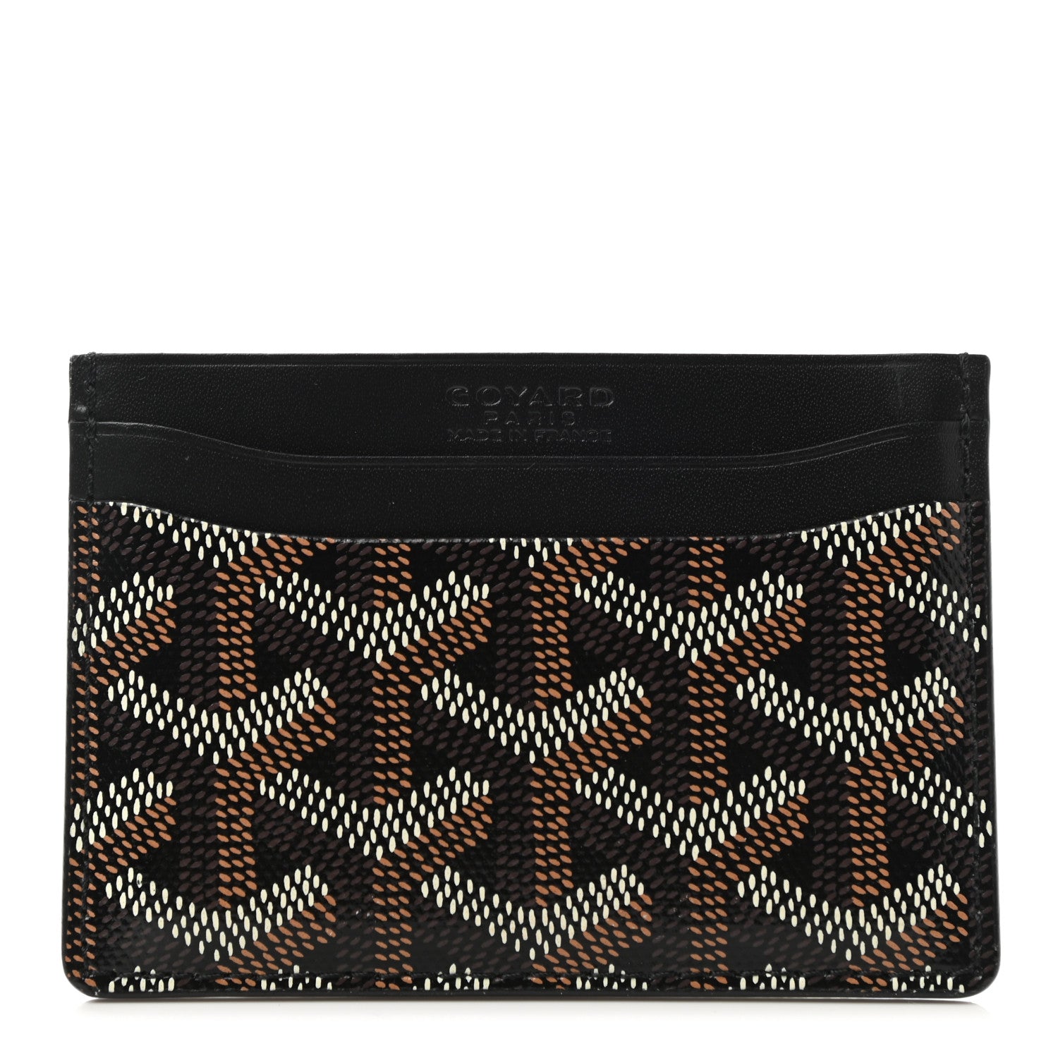 Goyard Goyardine Saint Sulpice Card Holder Black 1 of 6