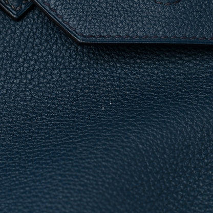 Hermes Togo HAC Endless Road Birkin 50 Bleu de Prusse 12 of 14