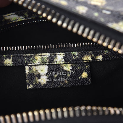 Givenchy Textured Coated Canvas Baby's Breath Print Medium Lucrezia Black 6 of 9