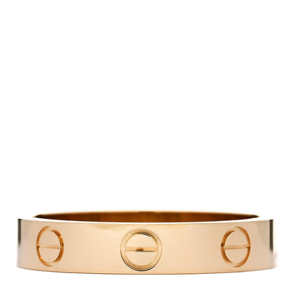 Cartier 18K Yellow Gold 3.5mm LOVE Wedding Band Ring 52 6 3 of 5