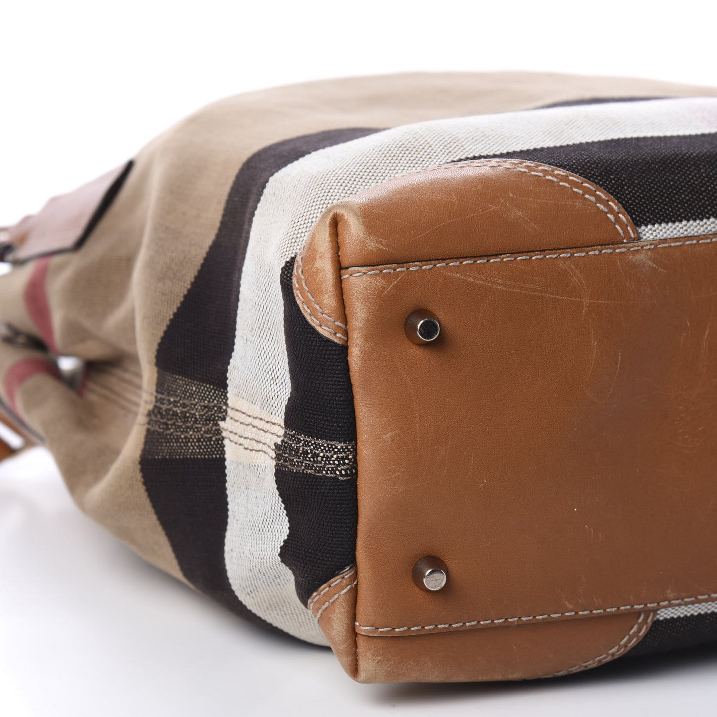 Canvas Mega Check Medium Maidstone Saddle Brown