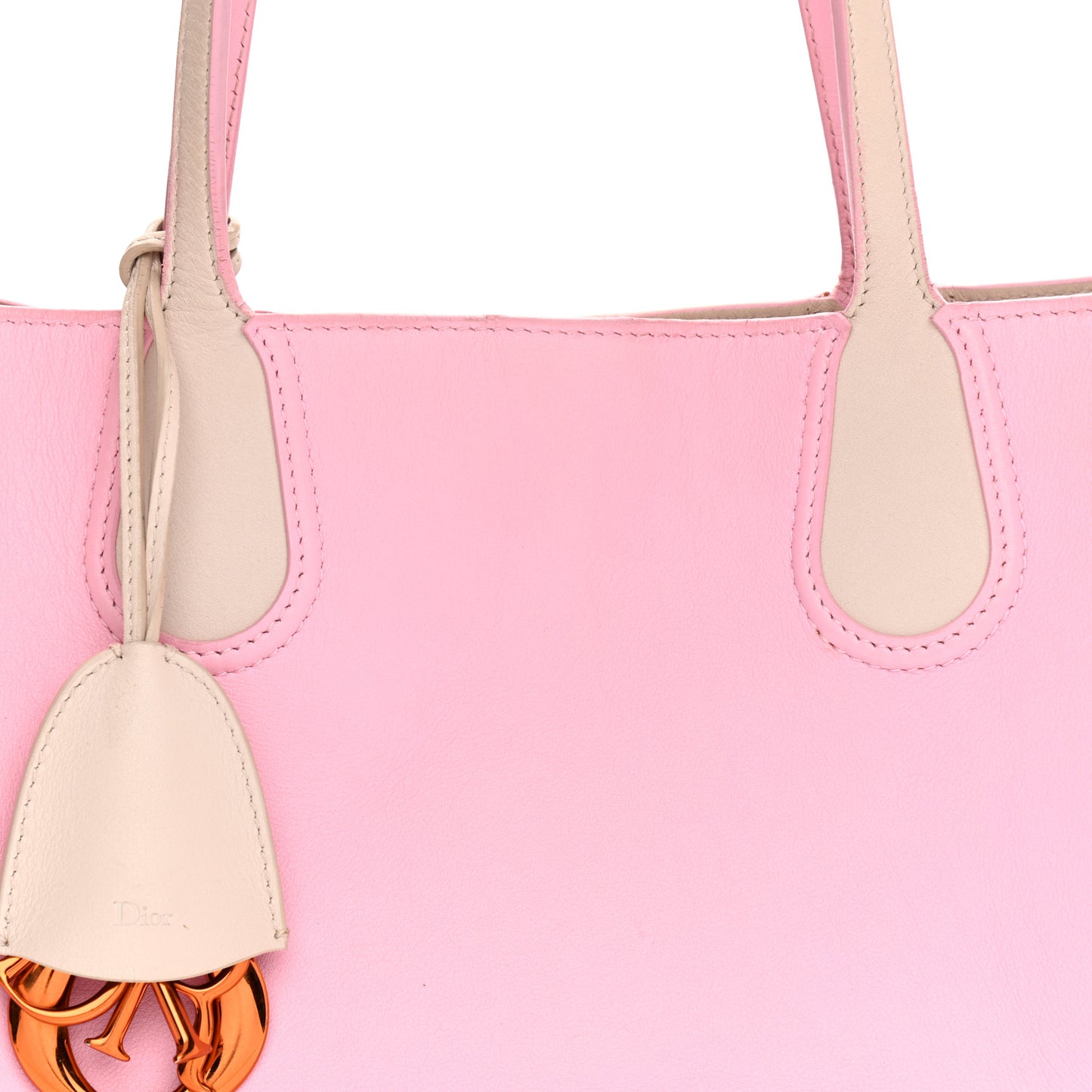 Calfskin Small Addict Shopping Tote Pink