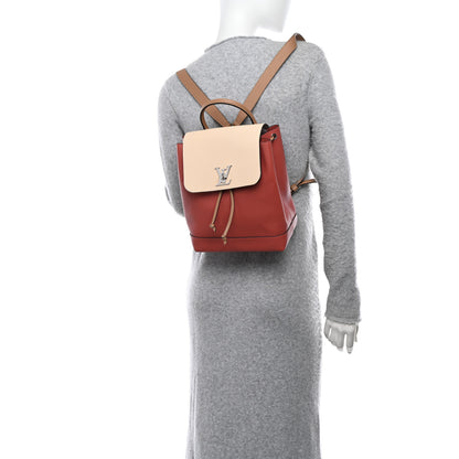Louis Vuitton Calfskin Lockme Backpack Pink 2 of 11