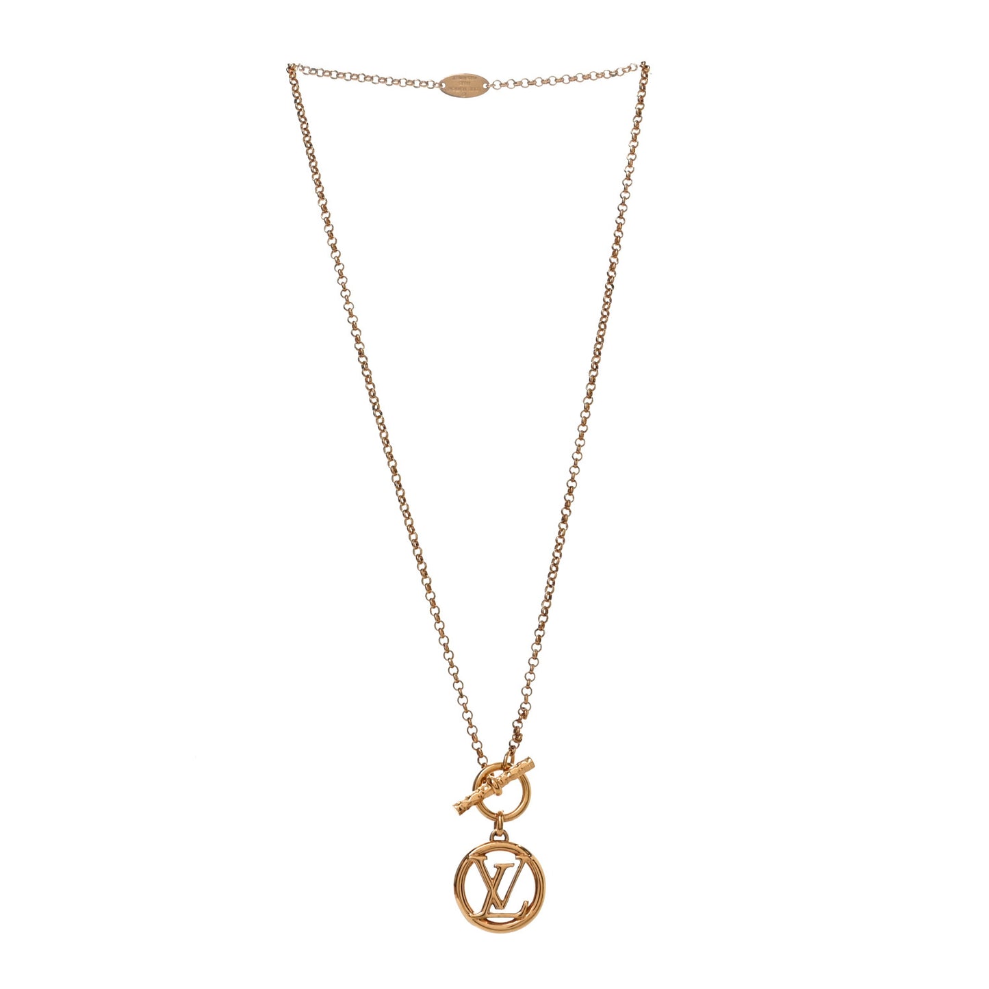 Metal Baby Louis Necklace Gold
