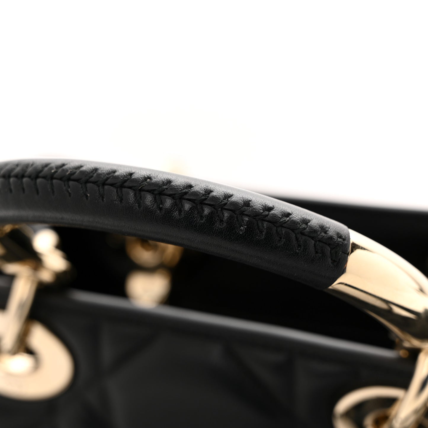 Calfskin Cannage Small The Lady 95.22 Black