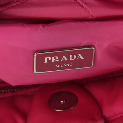 Prada Tessuto Nylon Bomber Tote Fuxia 6 of 10