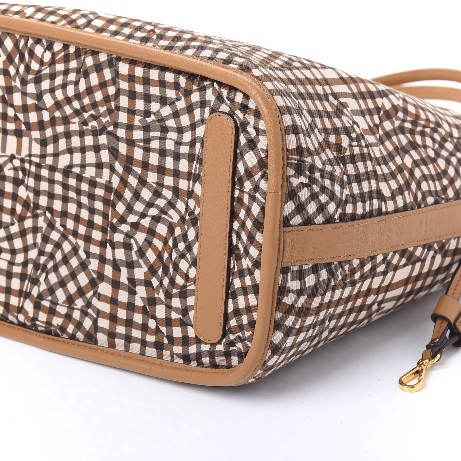 MCM Visetos Medium Liz Reversible Shopper Tote Cognac 14 of 16