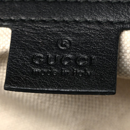 Gucci Guccissima Large Emily Chain Shoulder Bag Black 6 of 10