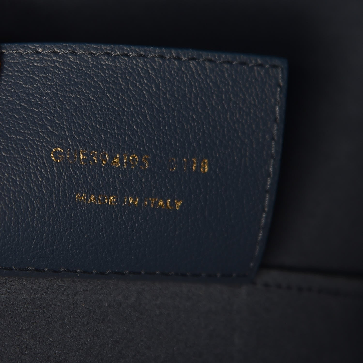 Saint Laurent Calfskin Large Shopping Tote Denim 7 of 11