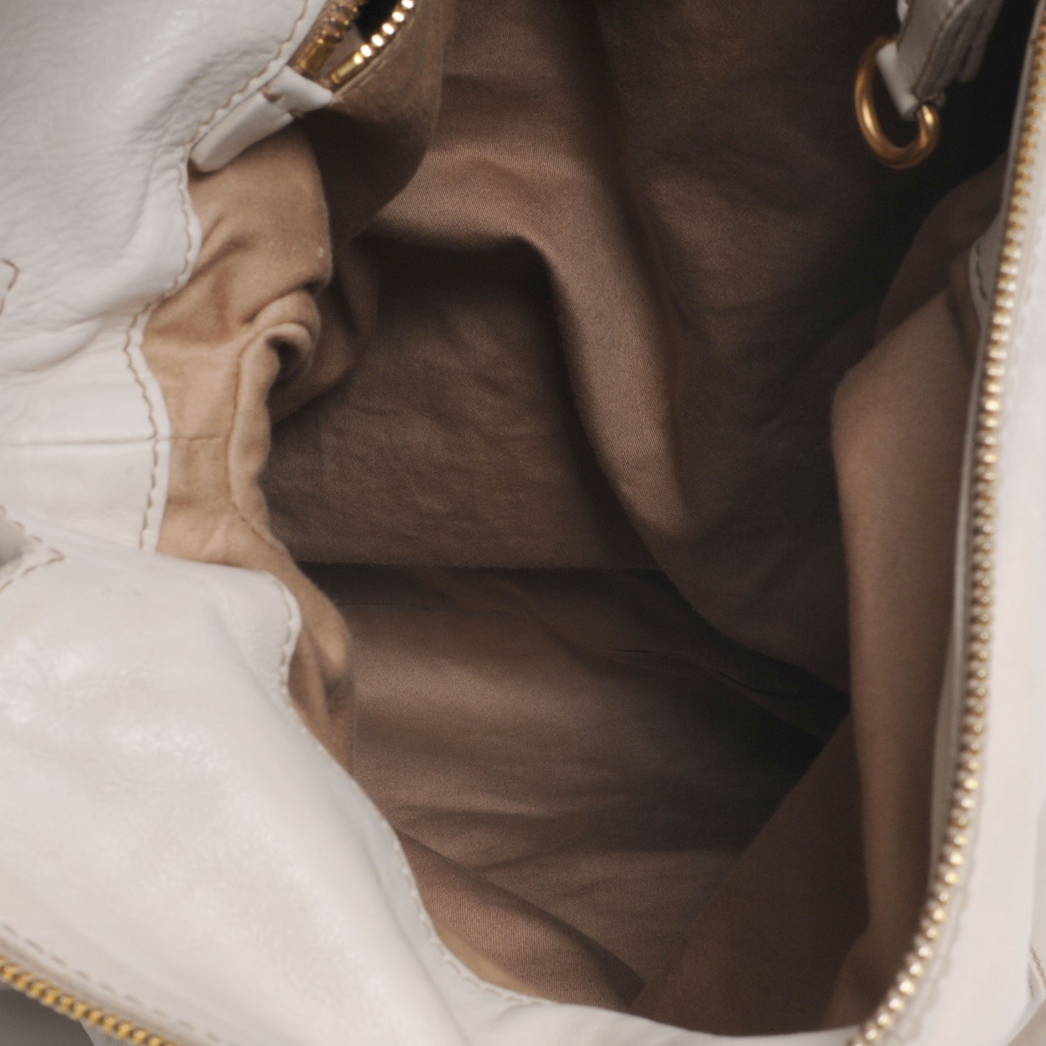 Miu Miu Vitello Lux Bow Bag Ivory 8 of 11