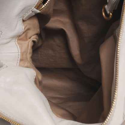 Miu Miu Vitello Lux Bow Bag Ivory 8 of 11