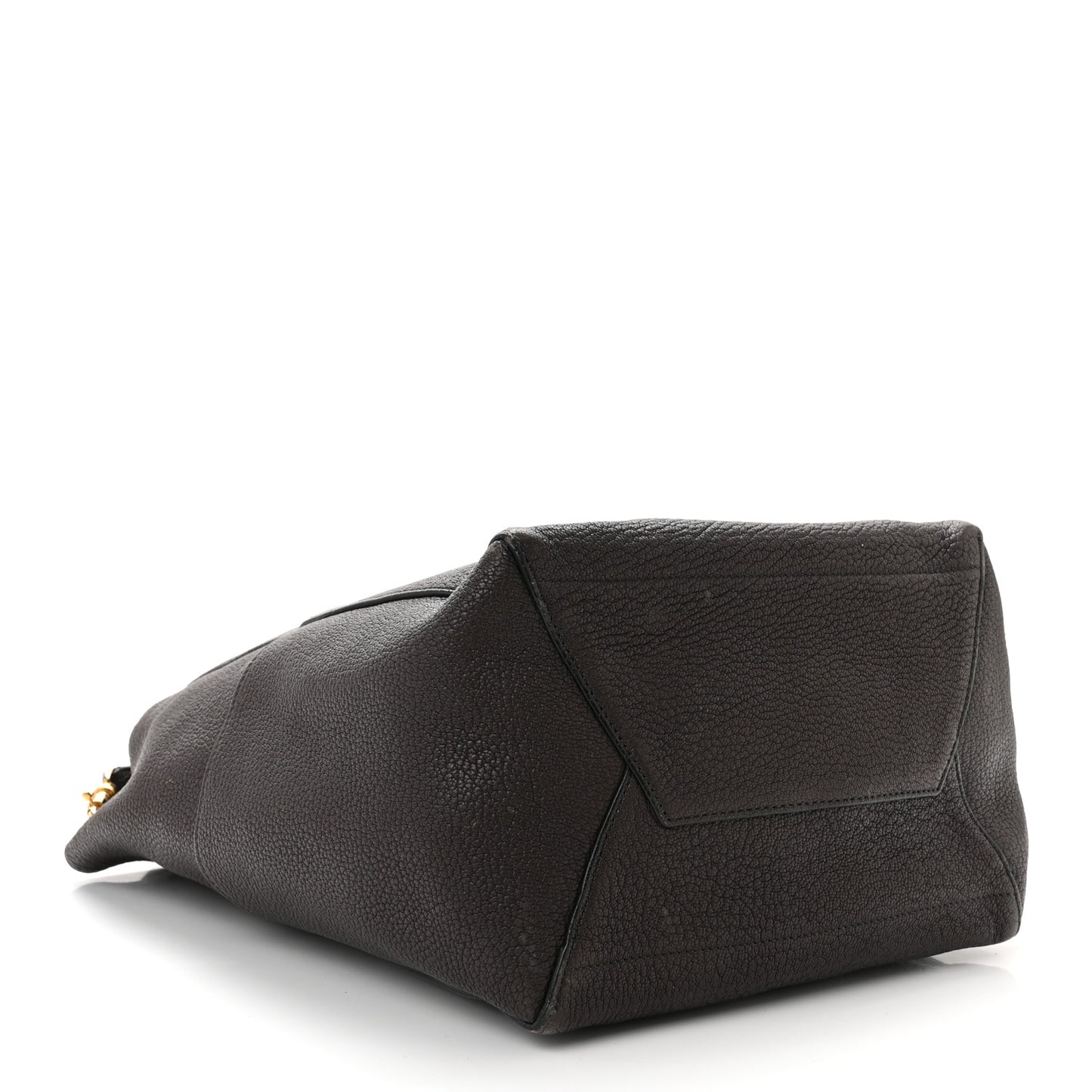 Soft Grained Calfskin Sangle Bucket Bag Ecorce