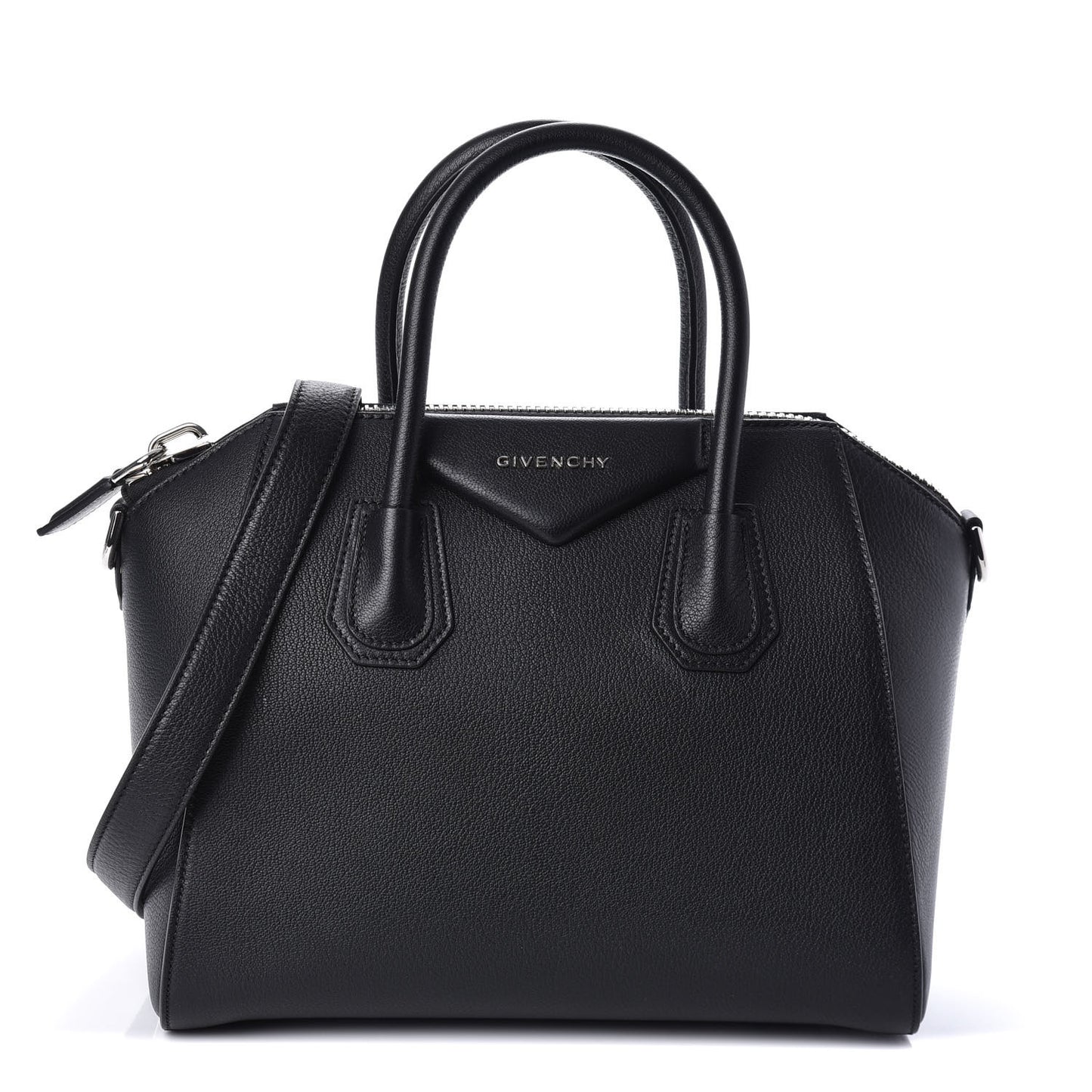 Sugar Goatskin Small Antigona Black