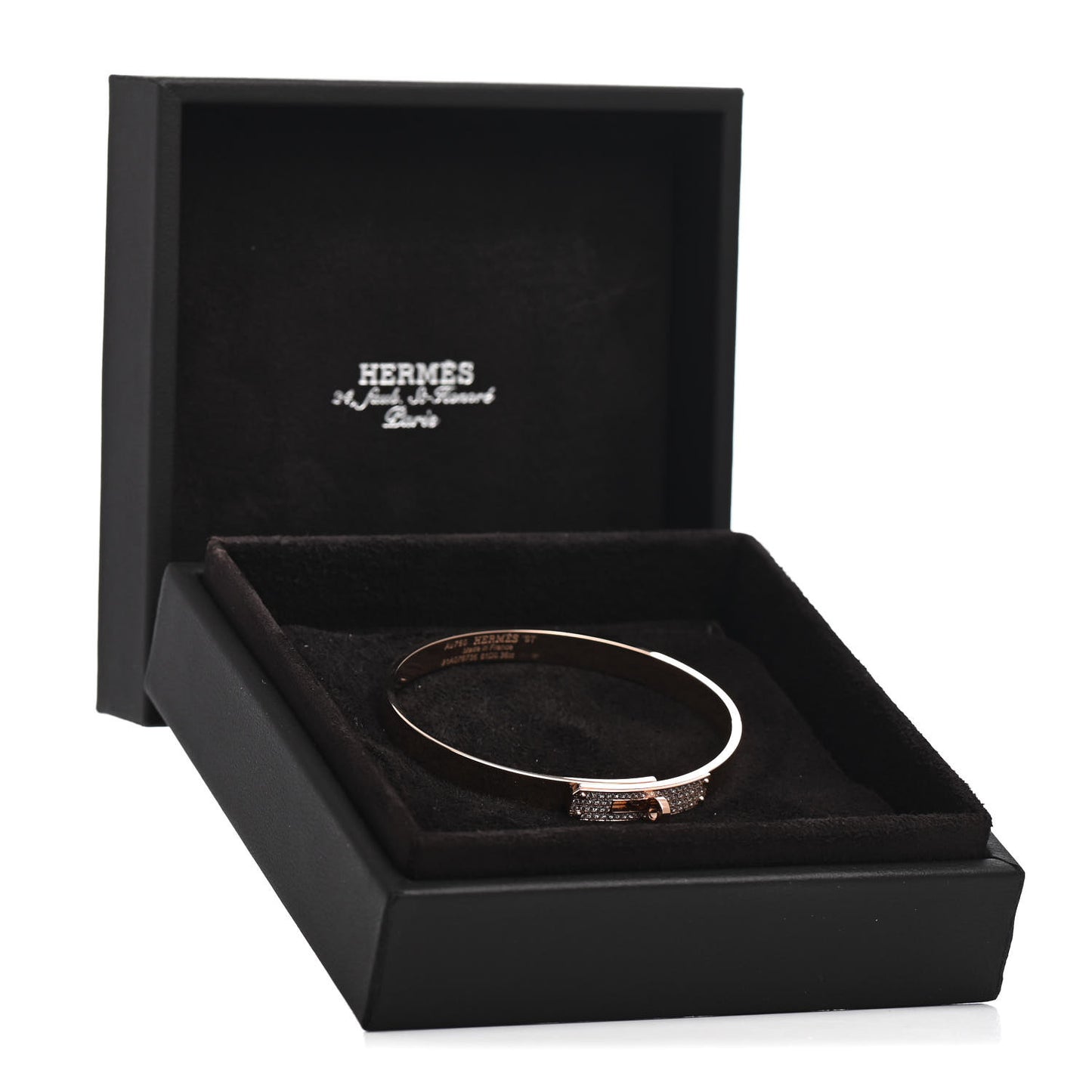 18K Rose Gold Diamond PM Kelly Pave Bracelet ST