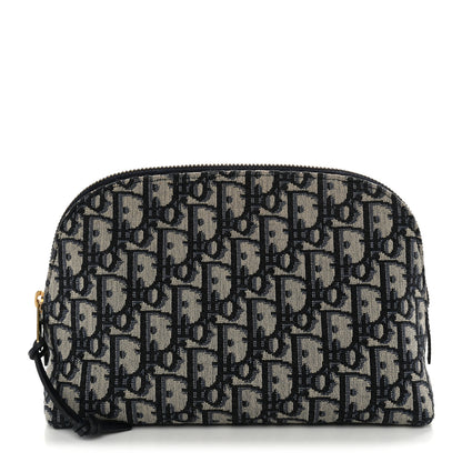 Christian Dior Oblique Large Beauty Pouch Bleu 1 of 8