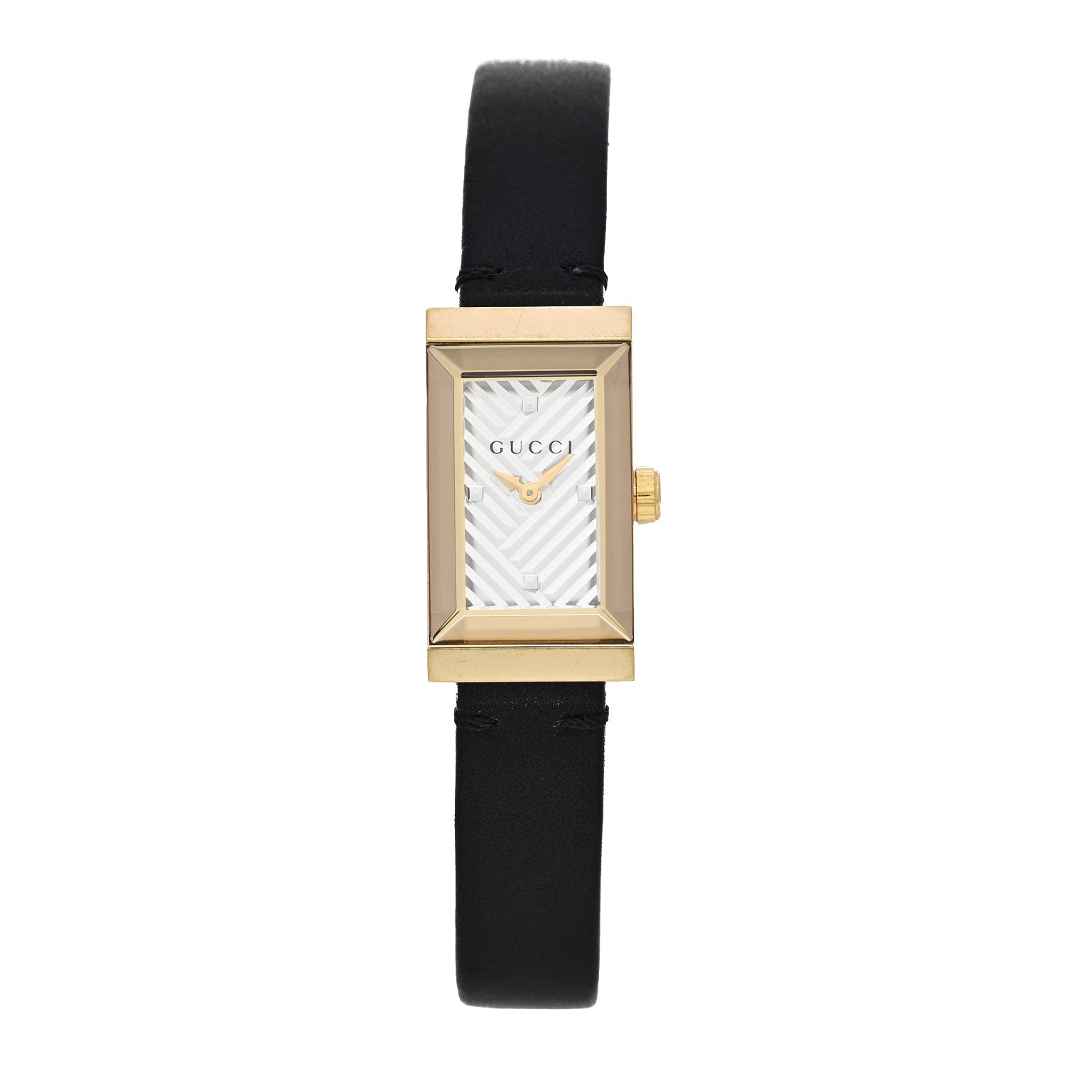 Gucci Stainless Steel Calfskin 14mm G-Frame Quartz Watch 1 of 4