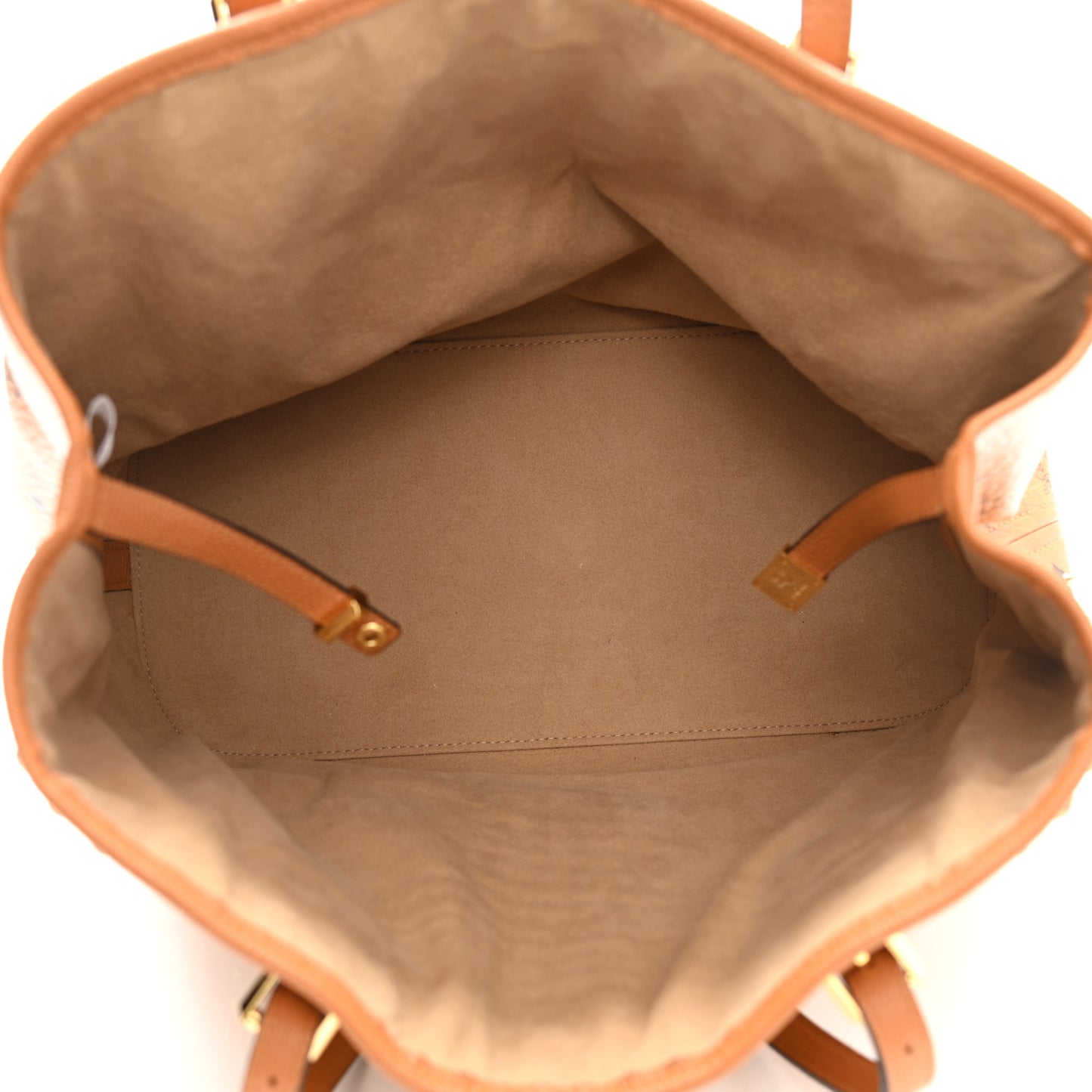 Visetos Swarovski Crystal Shopper Tote Cognac