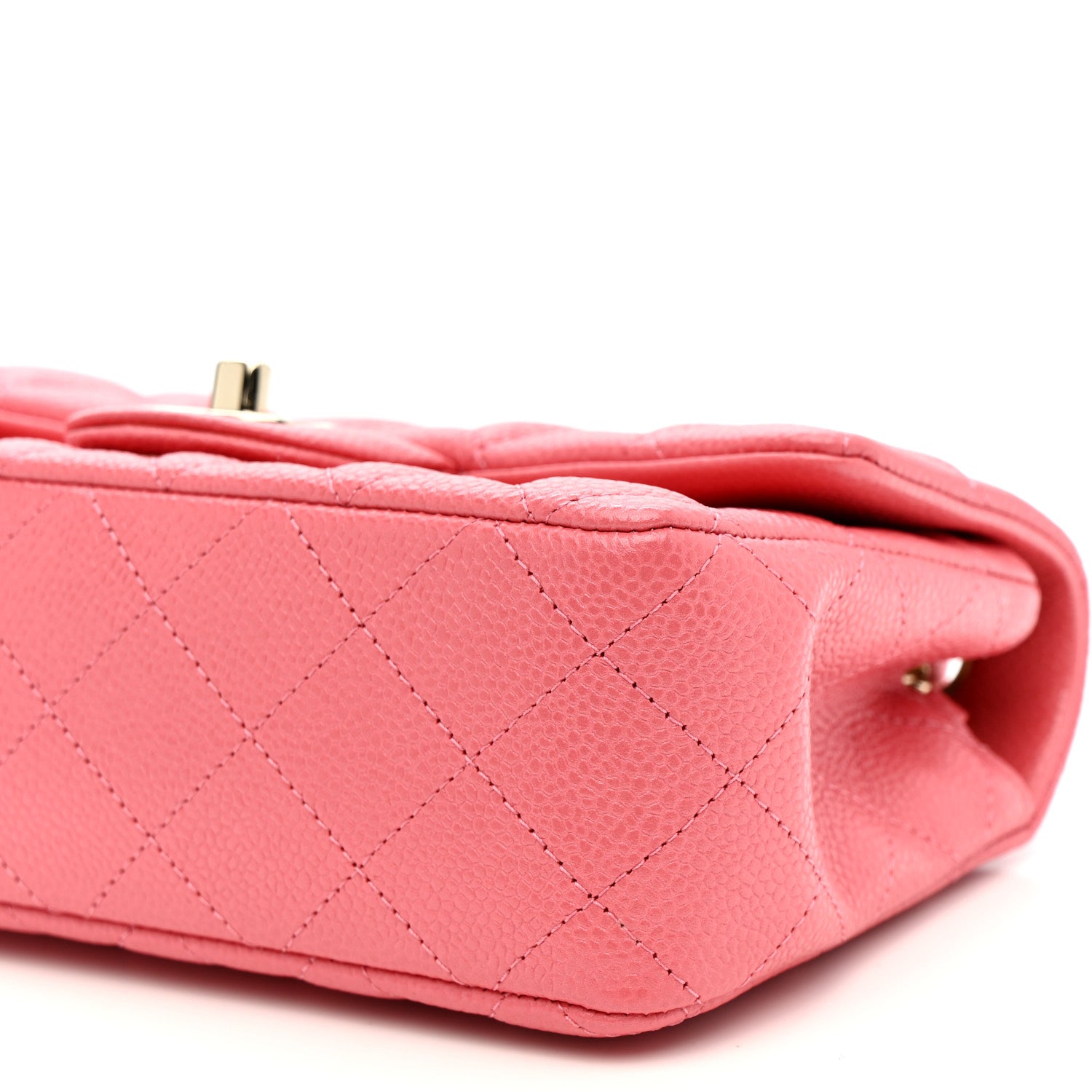 Chanel Iridescent Caviar Quilted Mini Rectangular Flap Pink 10 of 11