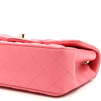 Chanel Iridescent Caviar Quilted Mini Rectangular Flap Pink 10 of 11