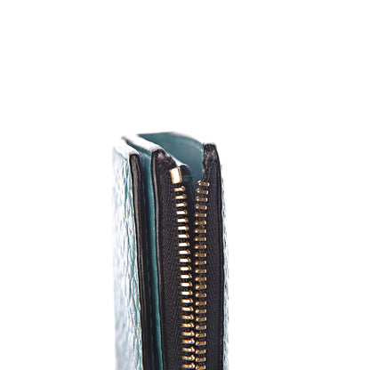 Burberry Heritage Grain Alvington Continental Wallet Turquoise 9 of 9