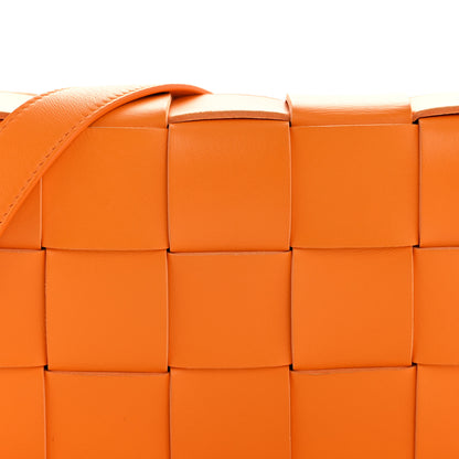 Bottega Veneta Nappa Maxi Intreccio Cassette Bag Tangerine 9 of 12