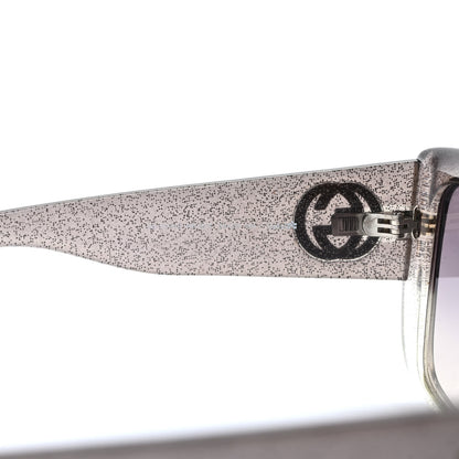 Gucci Glitter Square Optyl Sunglasses 3814/S Gray Silver 7 of 7