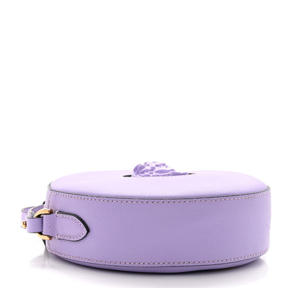 Versace Calfskin La Medusa Round Camera Bag Lilac 4 of 9